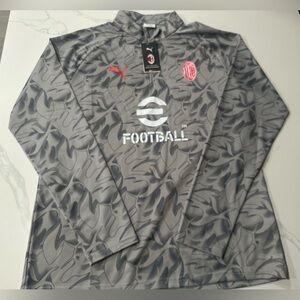 AC Milan PUMA Soccer / Football Men’s 1/4 Zip Long Sleeve (Large) Retail For $75